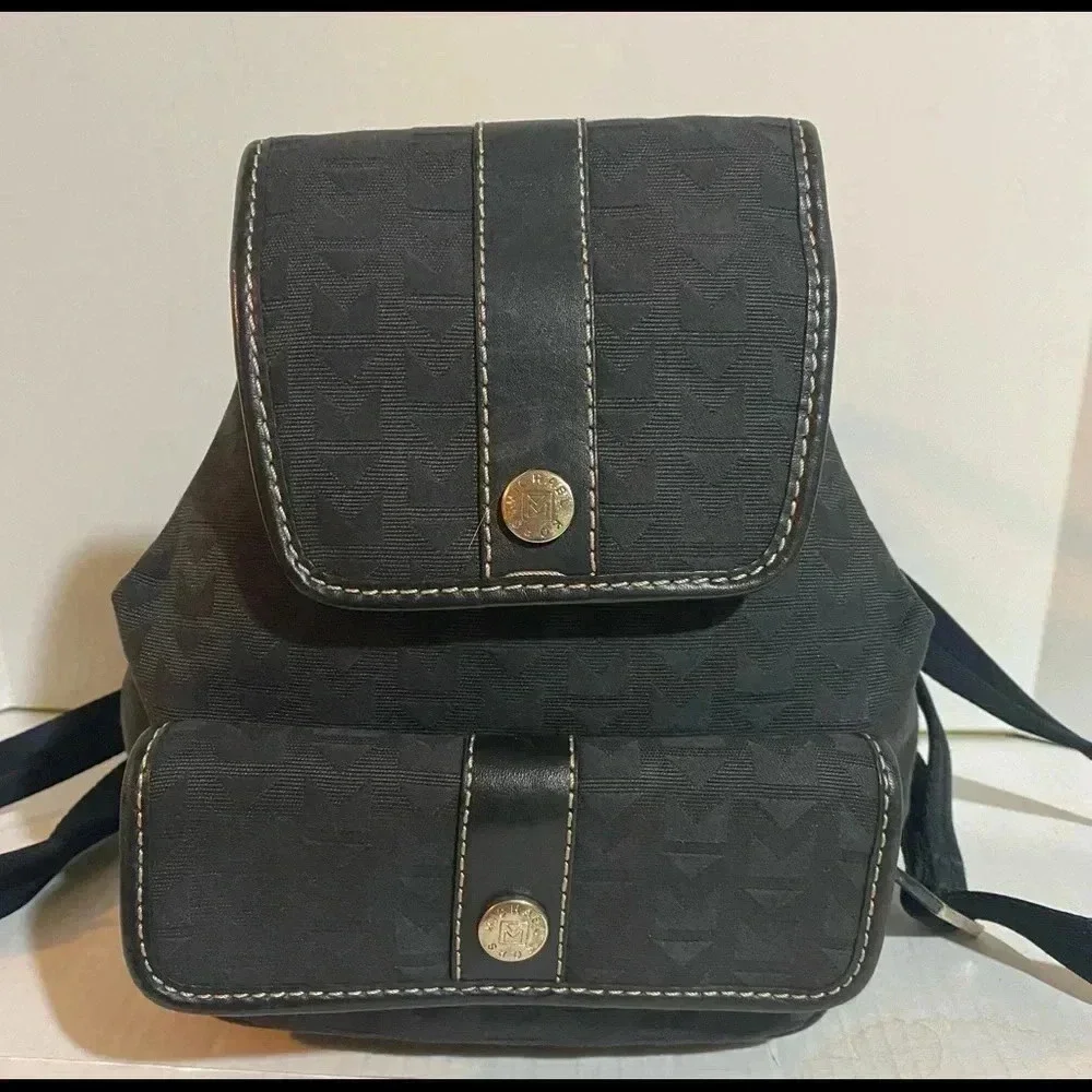 Michael kors Black canvas backpack